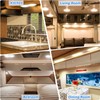 BlueFire 800LM RV Ceiling Interior Lights, DC 12-18V Dimmable RV