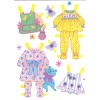 VINTAGE BABY GO BYE-BYE PAPER DOLL LASER REPRODUCTION~Org Sz UNCUT