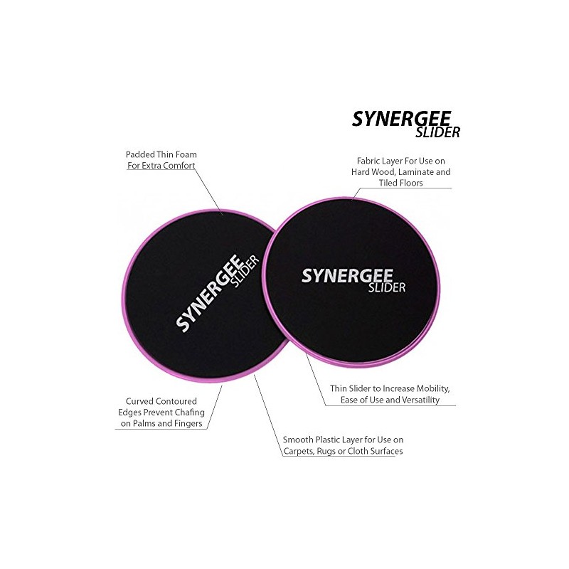 Synergee Deslizadores de núcleo. Uso de doble cara en alfombras