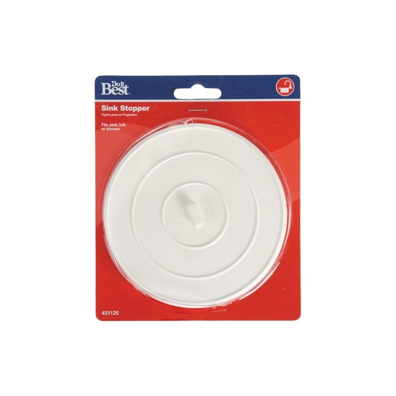 Do it Best 431125 Do it Rubber Sink Stopper, 5-Inch,