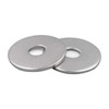 1/4" x 1" OD Stainless Fender Flat Washer,18-8 (304) Stainless