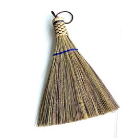 SN SKENNOVA - 7.5 inch Overall Tall of Small Duster Brush Broom Handmade for Sweeping Table, PC, Keyboard Dirt dust