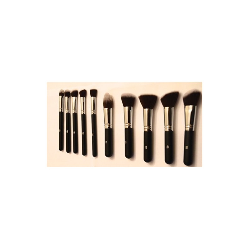 IB Essential 10pc Piece Luxury Black With Chrome Copper Silver