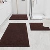 OLANLY Luxury Chenille Bath Mat，Extra Soft Fluffy and Absorbent Bathroom