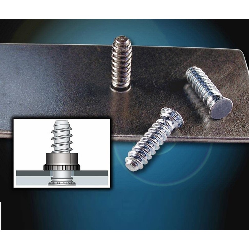 TERF® M6 (6mm) X 10mm Self Clinch Studs Screw M6