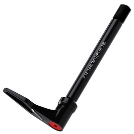 12mm Quick Release Thru Axles for Bike Forks and Rear Shock, Mountain and Road Bike Aluminum Alloy Hubs Adapter Axle with Adjustable Revolve Handle, Thread Pitch: 1.0 mm/Length: 124mm