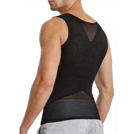 Nuoyatiyu Camisa De Compresión Para Hombre Para Moldeador De Cuerpo, C