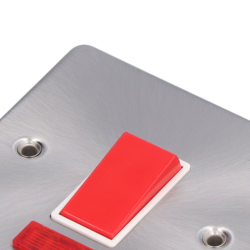 Wall Plate Switch Double Inlet Outlet 45A Air Conditioning Panel