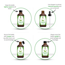 Aceite esencial de Thuja SVA Organics, 100 % puro, sin diluir, aceite de grado terapéutico premium para aromaterapia, difusor, cuidado del cabello, cuidado de la piel, piel brillante