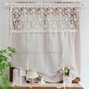 Chic Tie Up Curtain for Kitchen Adjust Ballon Window Valance