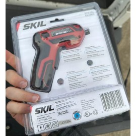 SKIL NEW SKIL SD561801 Rechargeable 4V Cordless Screwdriver Drill W/9 Bits+USB Charge