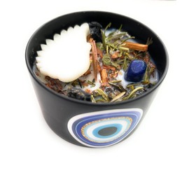 Vela de protección de mal visible o invisible