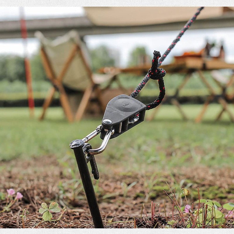 Heavy Duty Adjustable Grow Light Ratchet Rope Hanger for Grow