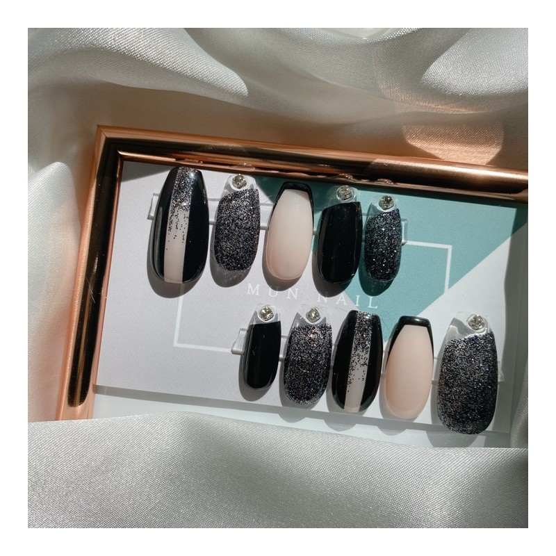 MunNail Black Hole - Short Oval / MunNail 블랙홀 -