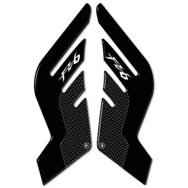 labelbike - 3D Resin Sticker for Motorcycle Tank Side Decorations and Protection Compatible with Yamaha FZ6