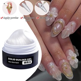 Molding Gel for Nails - Nail Sculpting Gel - Thickening Solution for Home Salon Manicure Practice Special Occasion Everyday Fashion Seasonal Holiday Party