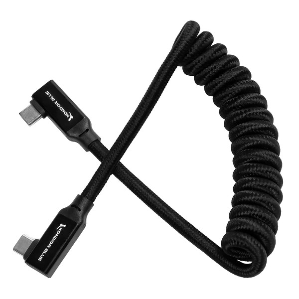 KONDOR BLUE 12-24" Coiled USB C 3.1 GEN 2 10