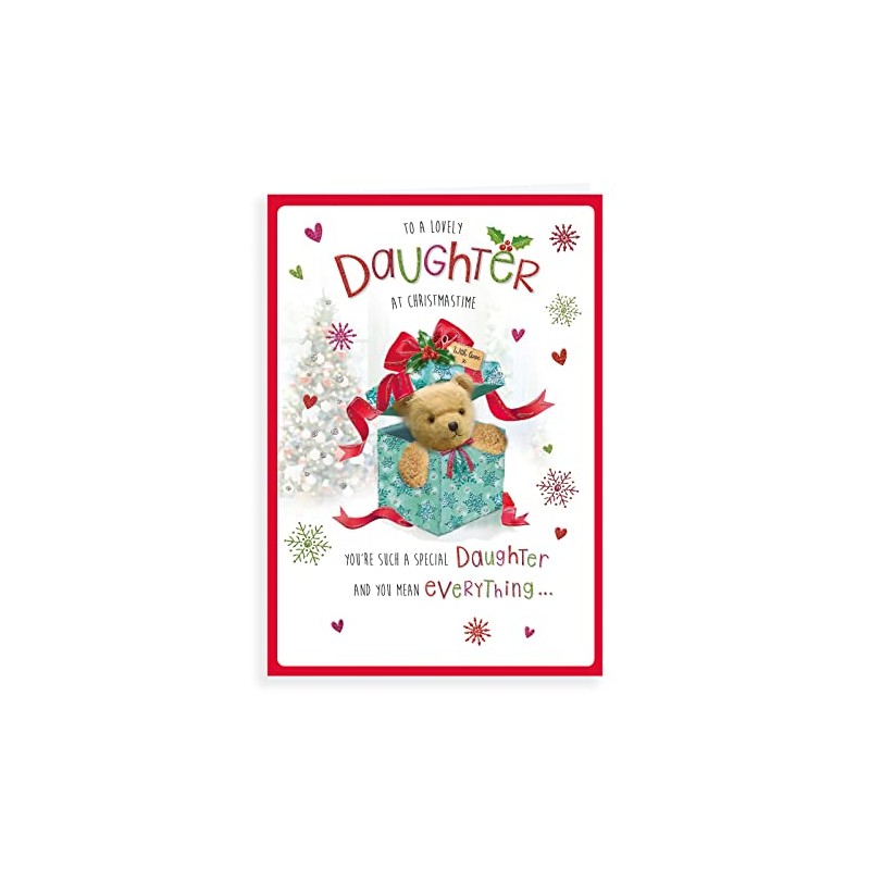 Regal Publishing Cute Christmas Card Daughter - 9 x 6