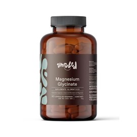 Unruled - Magnesium Glycinate | Glicinato de Magnesio | 30 porciones de 1,500mg | 90 Cápsulas Veganas | 100% natural y sin Rellenos | Suficiente para 
