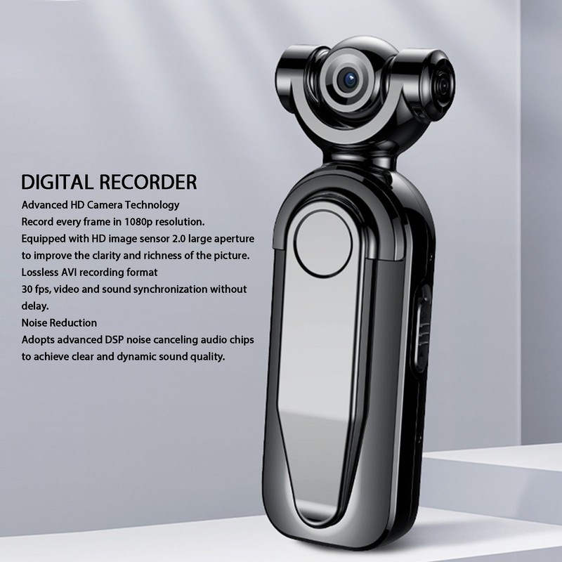 Digital Voice and Video Recorder HD 1080P AI Intelligent Noise