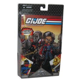 G.I. JOE Hasbro 25th Anniversary 3 3/4" Wave 5 Action Figures Comic Book 2-Pack Destro vs. Iron Grenadier