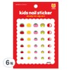 April Nail Kids Nail Stickers, A007K, 6 pcs / 에이프릴네일 키즈 네일 스티커, A007K, 6개