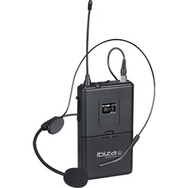 IBIZA HS20-UHFB UHF Bodypack with Headset 864.9MHz