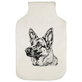 'German Shepherd Side Profile' Hot Water Bottle Cover (HW00034087)