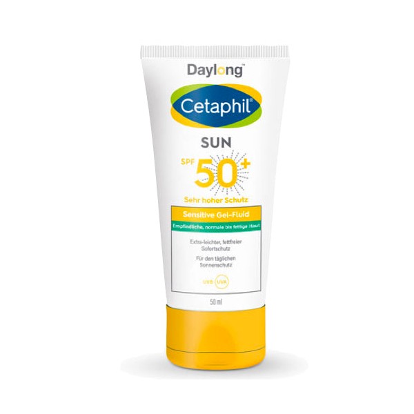 Cetaphil Sun Daylong SPF 50+ Sensitive Gel-Fluid for Face 50 ml