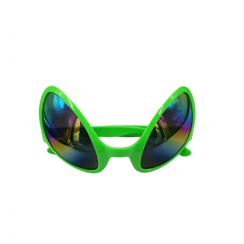 VIGUEUR Novelty Alien Glasses for Alien Costume Accessories, Green