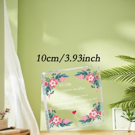 LQRI To My Sister-in-law Acrylic Sign Sister-in-law Gift Having You As A Friend Acrylic Sign Decor Best Friend Gift (Clear)