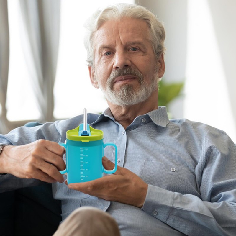 Tutamaz Sippy Cup Seniors, 300 ml 2-Handle Cup with Drinking