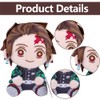 LGQHCE Demonnslayer Plush Toy,Demonnslayer Cartoon Anime Plushie Back Cushion Plush
