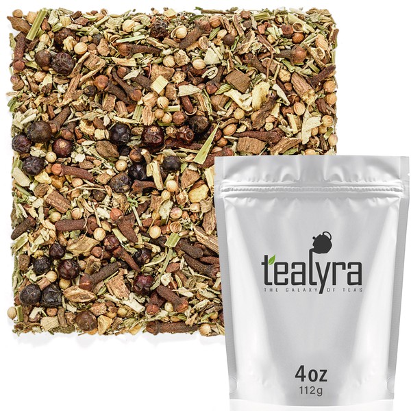 Tealyra - Blood Cleanser Tea - Wellness Detox - Health Tonic - Dandelion - Ginger - Loose Leaf Herbal Tea - Natural Cleanse - Diuretic Tea - Caffeine-Free - 112g (4-ounce)