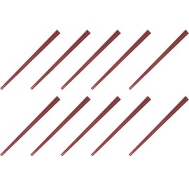 Fukui Craft Chopsticks, SPS Resin Chopsticks, Made in Japan, Dishwasher Safe, Noodle Chopsticks, Brown, 8.9 inches (22.5 cm) (10 Pairs)