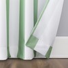 No. 918 Reagan Cabana Stripe Semi-Sheer Grommet Curtain Panel, 54"
