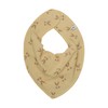 Pippi Unisex Baby Triangular Bib (Pack of 3), Indian Tan