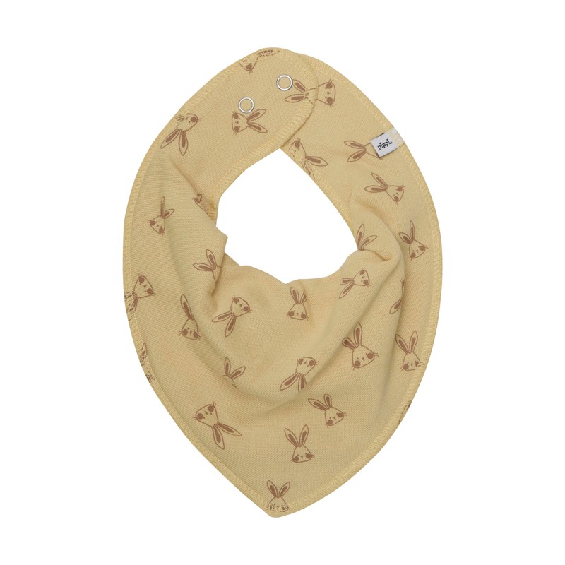 Pippi Unisex Baby Triangular Bib (Pack of 3), Indian Tan