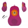 Maíz Bocina Bluetooth/radiofm/am/swusb/tf Card Forma De Aguacate Color Rosa