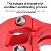 Bike Short Stem 25.4x35mm Aluminum Alloy Corrosion Resistant Bicycle Hollow