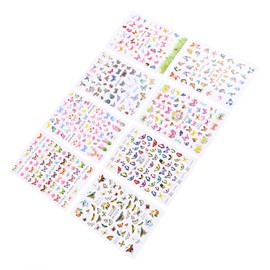 TOVINANNA 8 Sheets Nail Stickers Nail Decals Waterproof Stickers Stickers Women Nail Art Sticker Nail Art Decals