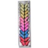 Banberry Designs Clip On Butterflies - Butterfly Clips with Feather