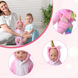 Dolls Accessories Doll Clothes Doll Clothes Doll Accessories Dolls Clothes Baby Doll Accessories Doll Robe Unicorn Doll Clothes 46 cm Doll Clothes with Clothes Hanger