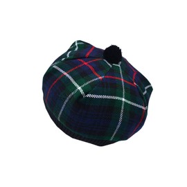 Scottish Kilt Tam O' Shanter Acrylic Wool Tammy Hat One Size Various Tartans (Mackenzie Tartan)