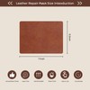 JDLUGH Sofa Leather Repair Patch Tape, 8.2x11 Inch2PCS Self Adhesive