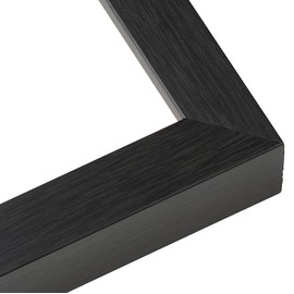 Charcoal 5x7 Small Shadow Box Picture Wooden Frame with White Acid-Free Backing UV Acrylic & Hanging Hardware - with 3/4" Usable Depth