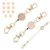 [Tonriga] Scroll Belt with Scroll Adjustable Elastic Reel Metallic Hang