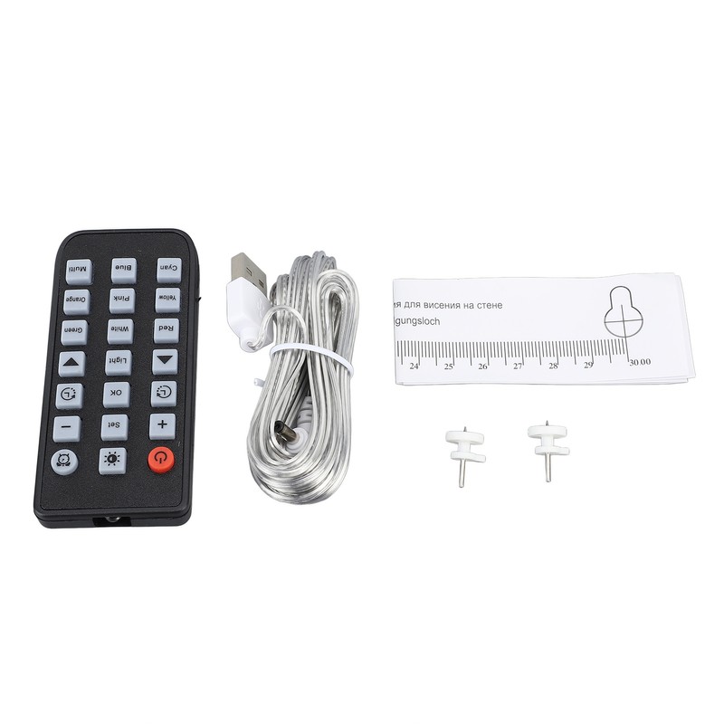 Digital Wall Clock Large Display with Remote Control Auto Brightness