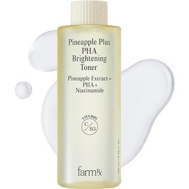 Farm Rx Pineapple Plus PHA Toner (6.42fl oz) - Vegan, PHA-Based Toner Designed to Brighten, Hydrate, and Smooth Skin Texture.. Enriched with Pineapple Extract and Vitamin B3