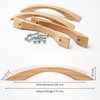 JOWE 4 Wooden Handles | Wood Kitchen Door Handles Made